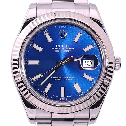 Datejust 41mm - 116334 Blue Dial Oyster