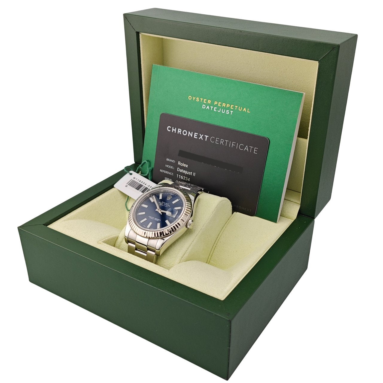 Datejust 41mm - 116334 Blue Dial Oyster