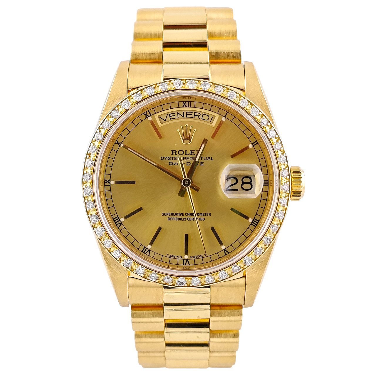 Day-Date 36 Champagner Diamond 1986 - 18038