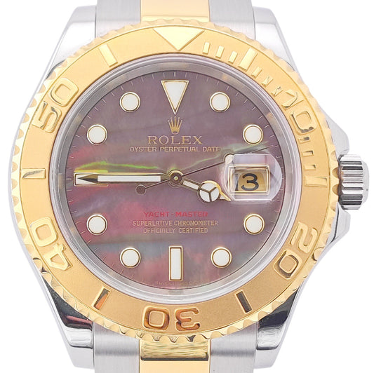 Yacht-Master 40mm Stahl Gold Tahitian Perlmutt - 16623