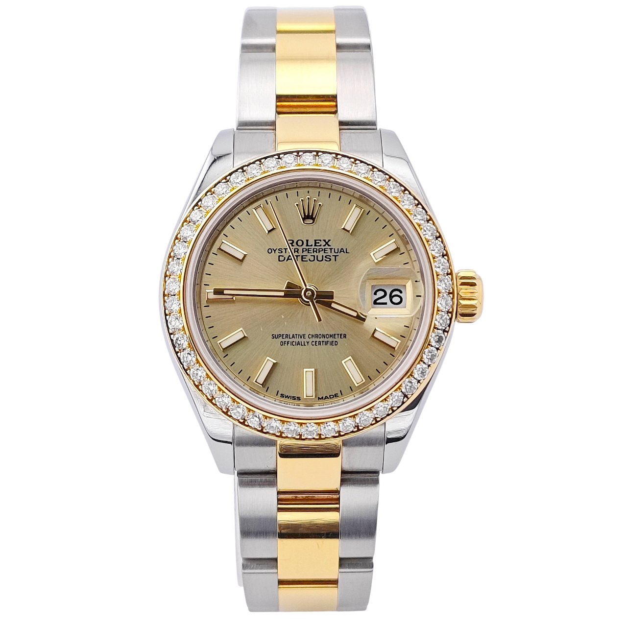 Lady Datejust 28mm Campagner Stahl Gold Diamant 2018 - 279383RBR