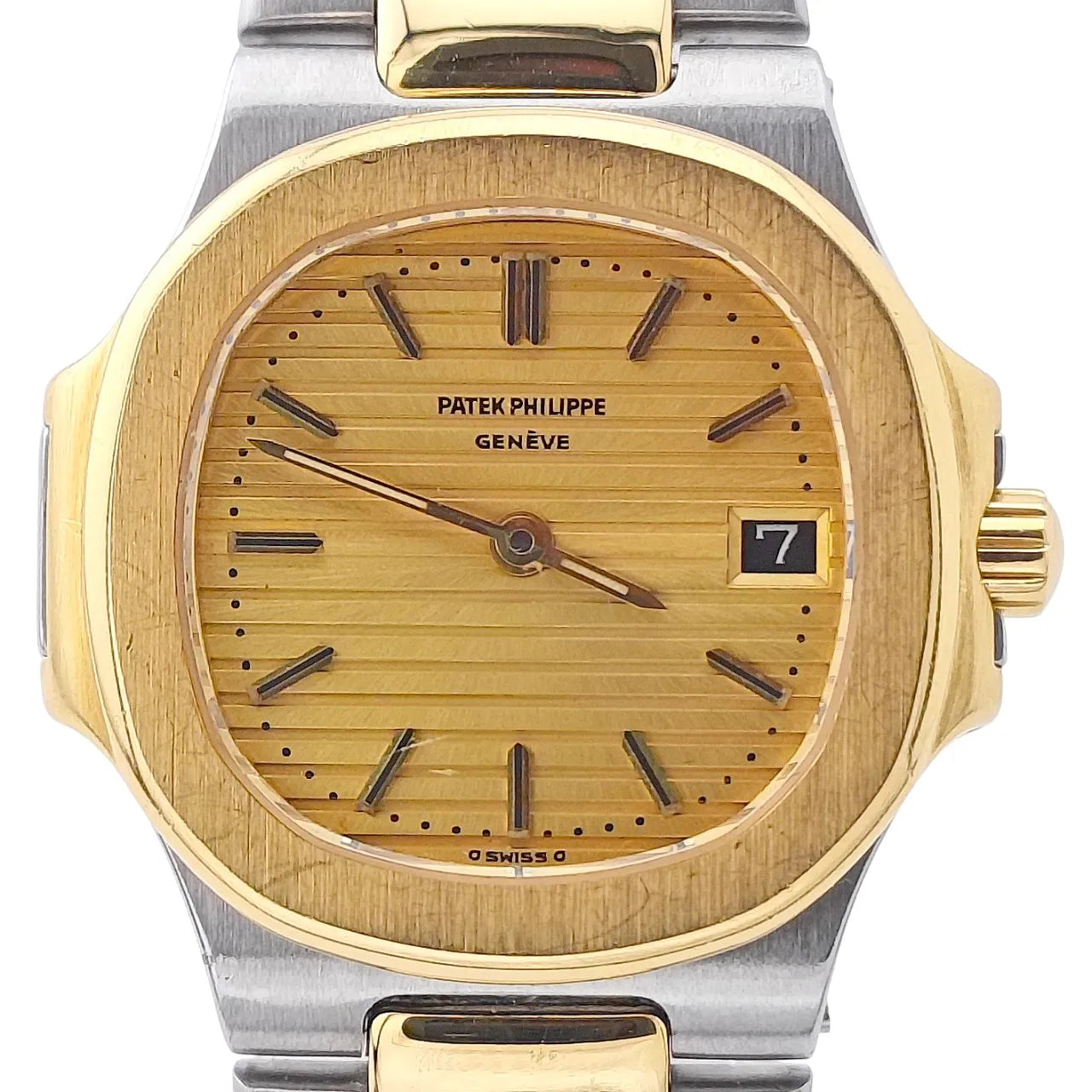 Lady Nautilus 27mm Champagner Stahl Gold - 4700