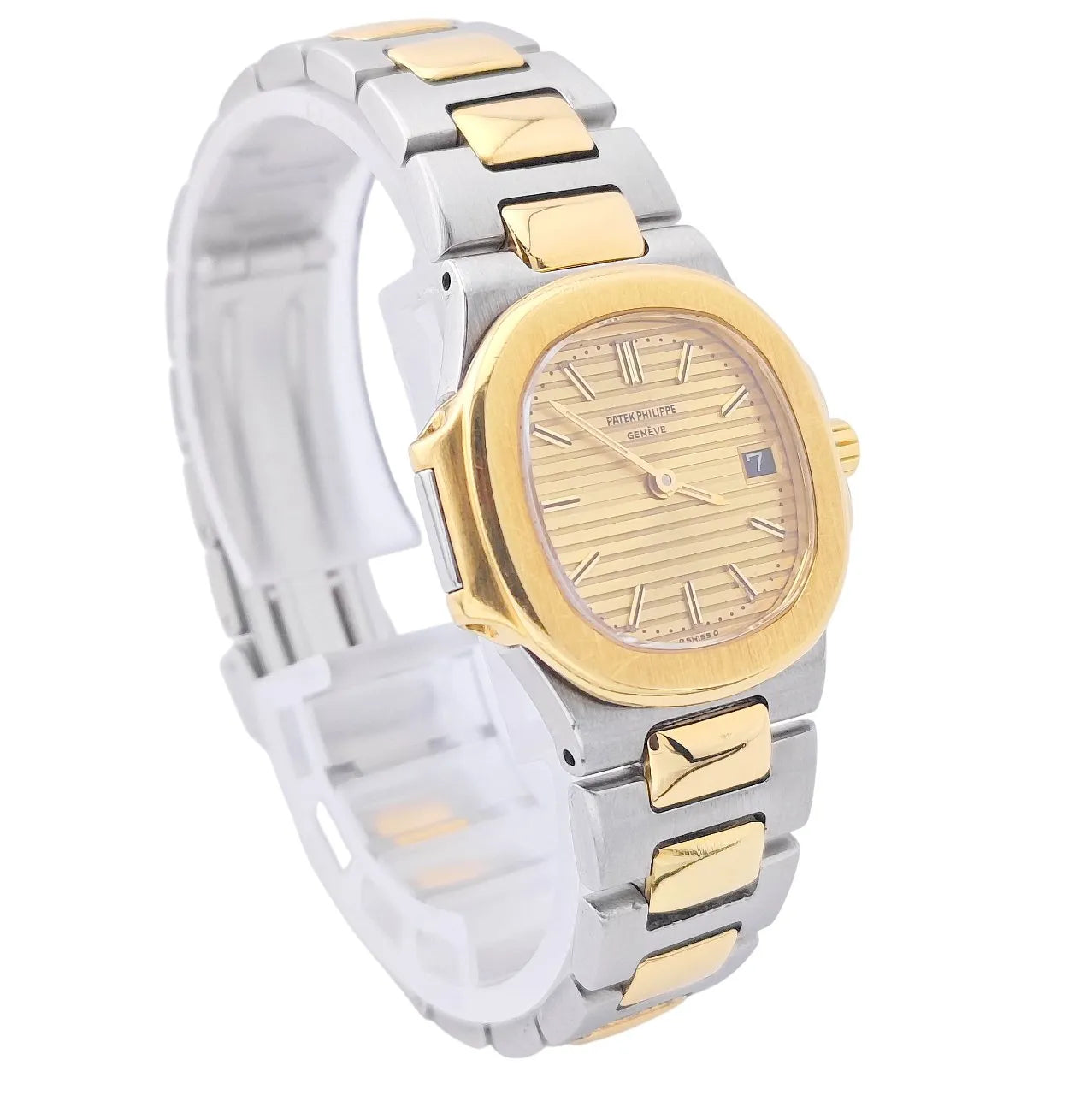 Lady Nautilus 27mm Champagner Stahl Gold - 4700