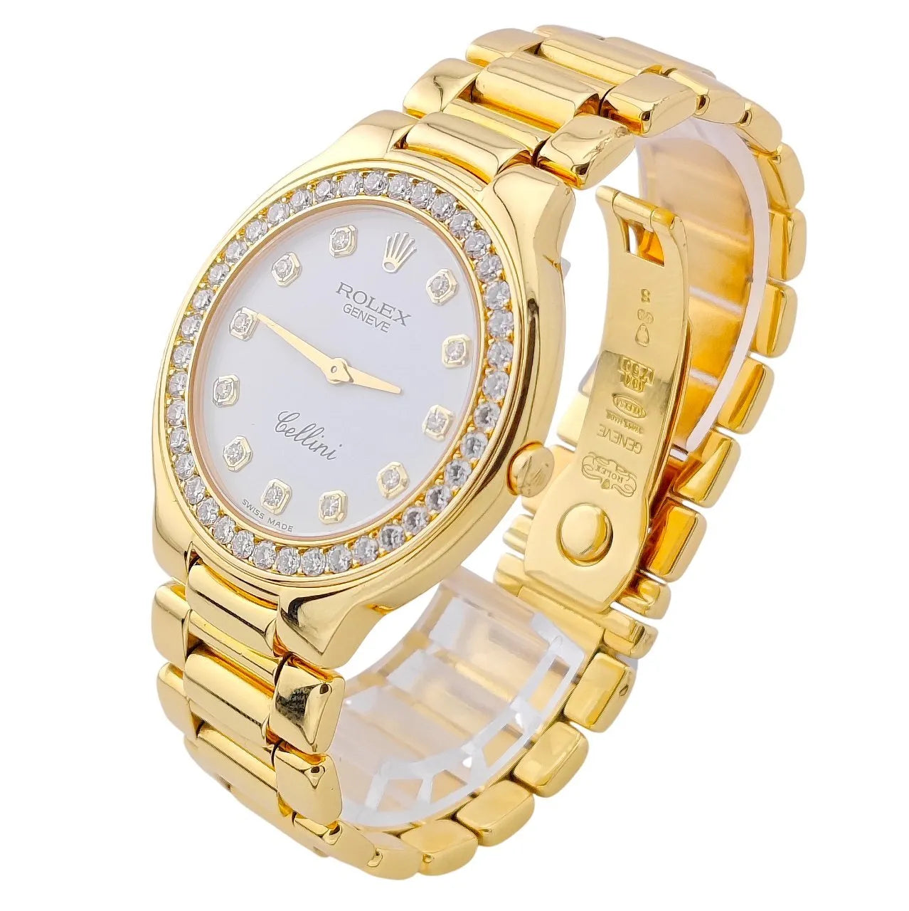 Cellini Gold 36 Factory Dial & Diamond Bezel 1998 - 6663/8