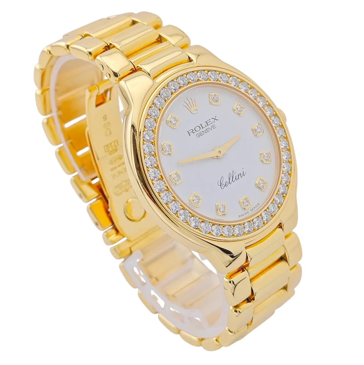 Cellini Gold 36 Factory Dial & Diamond Bezel 1998 - 6663/8