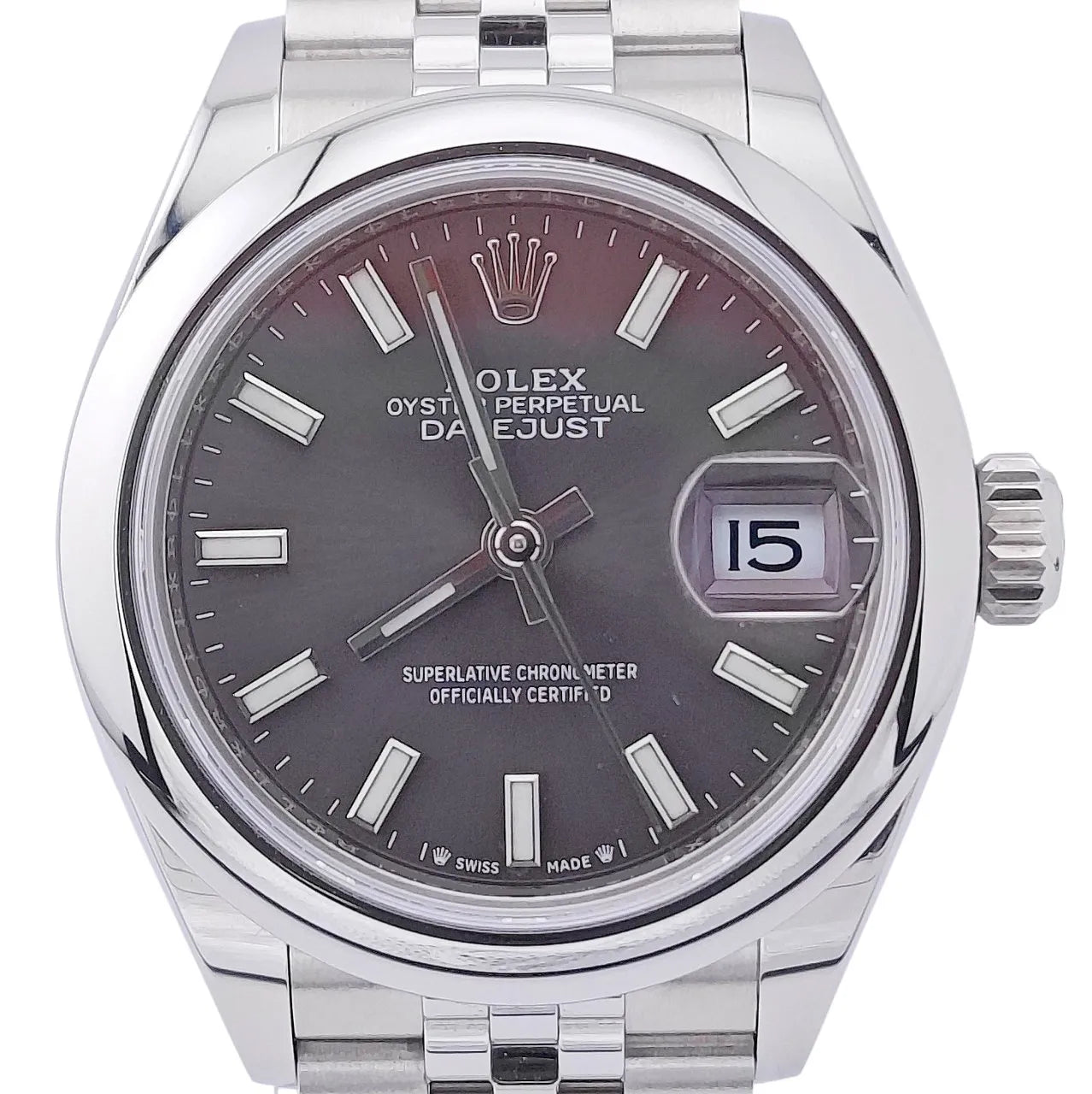 Lady Datejust 28mm Rhodium Grau Jubilee 2021 - 279160