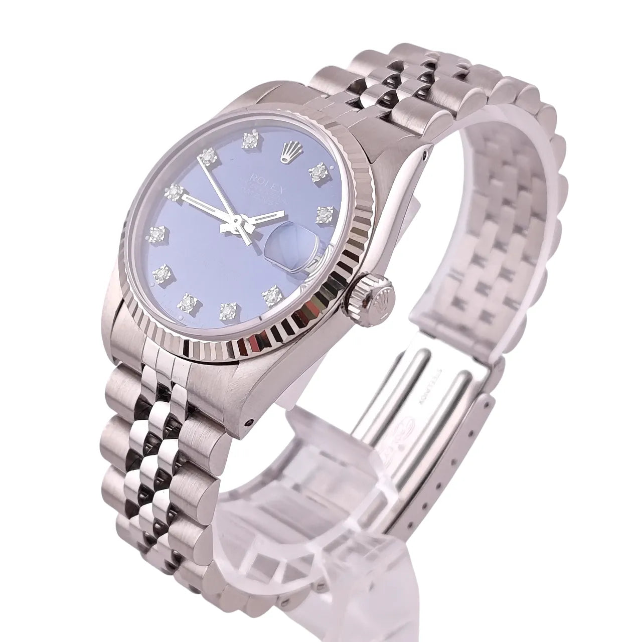 Datejust 31 Stahl Weißgold Jubilee Blue Diamond Dial 1992 - 68274