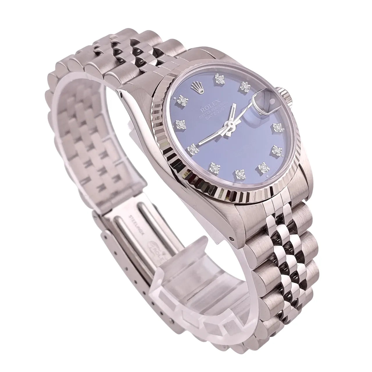 Datejust 31 Stahl Weißgold Jubilee Blue Diamond Dial 1992 - 68274