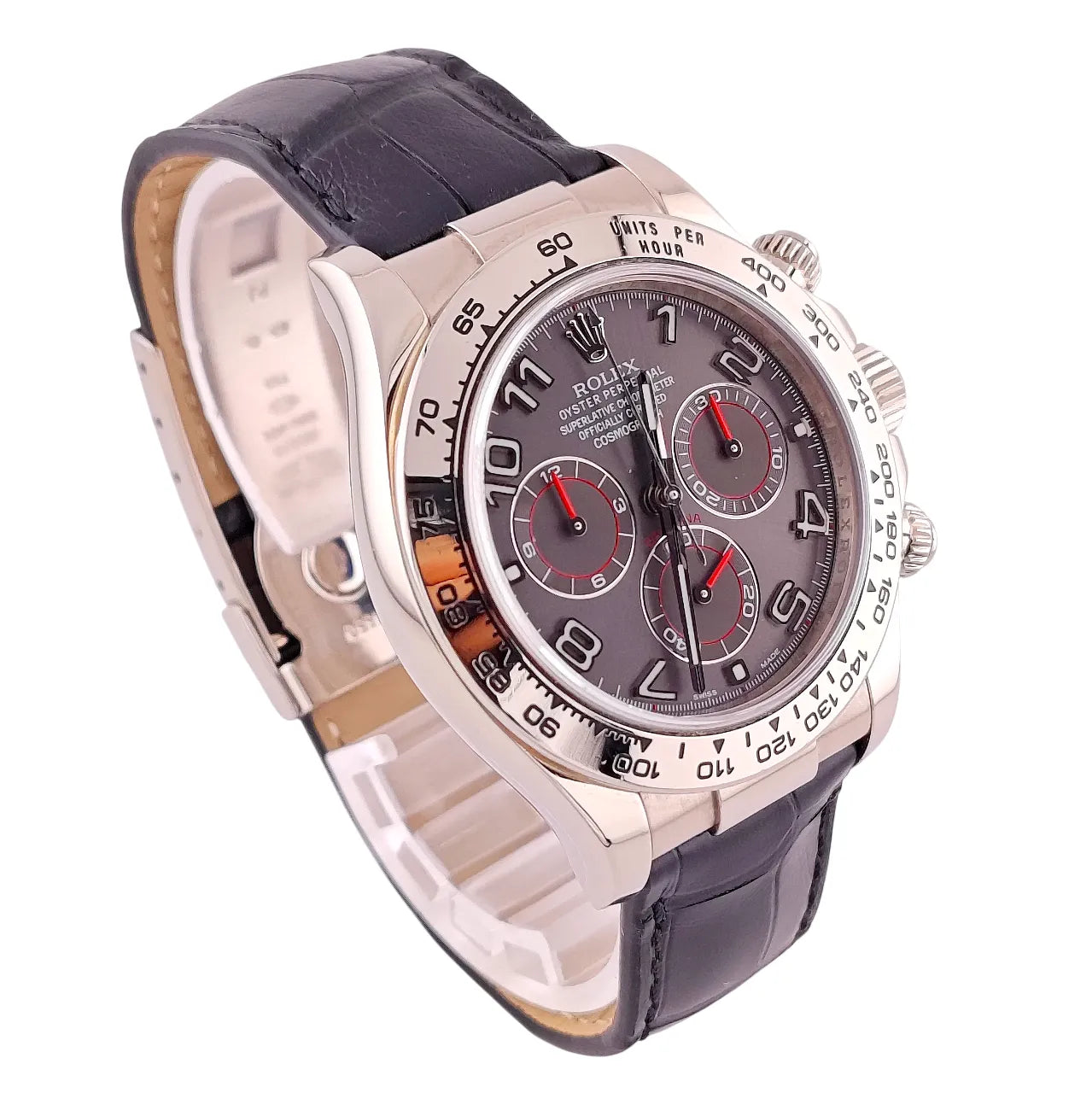 Daytona Grey Racing Dial Weissgold Leder 2007 - 116519