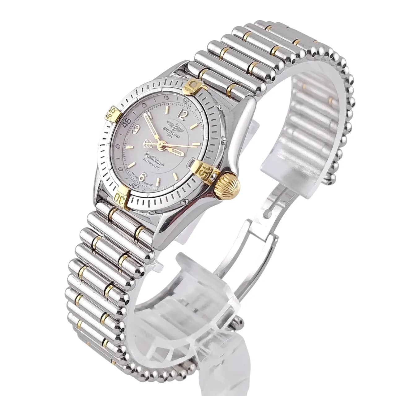 Callistino 30mm Automatic Stahl / Gold Rouleaux-Band 1990 - B31043
