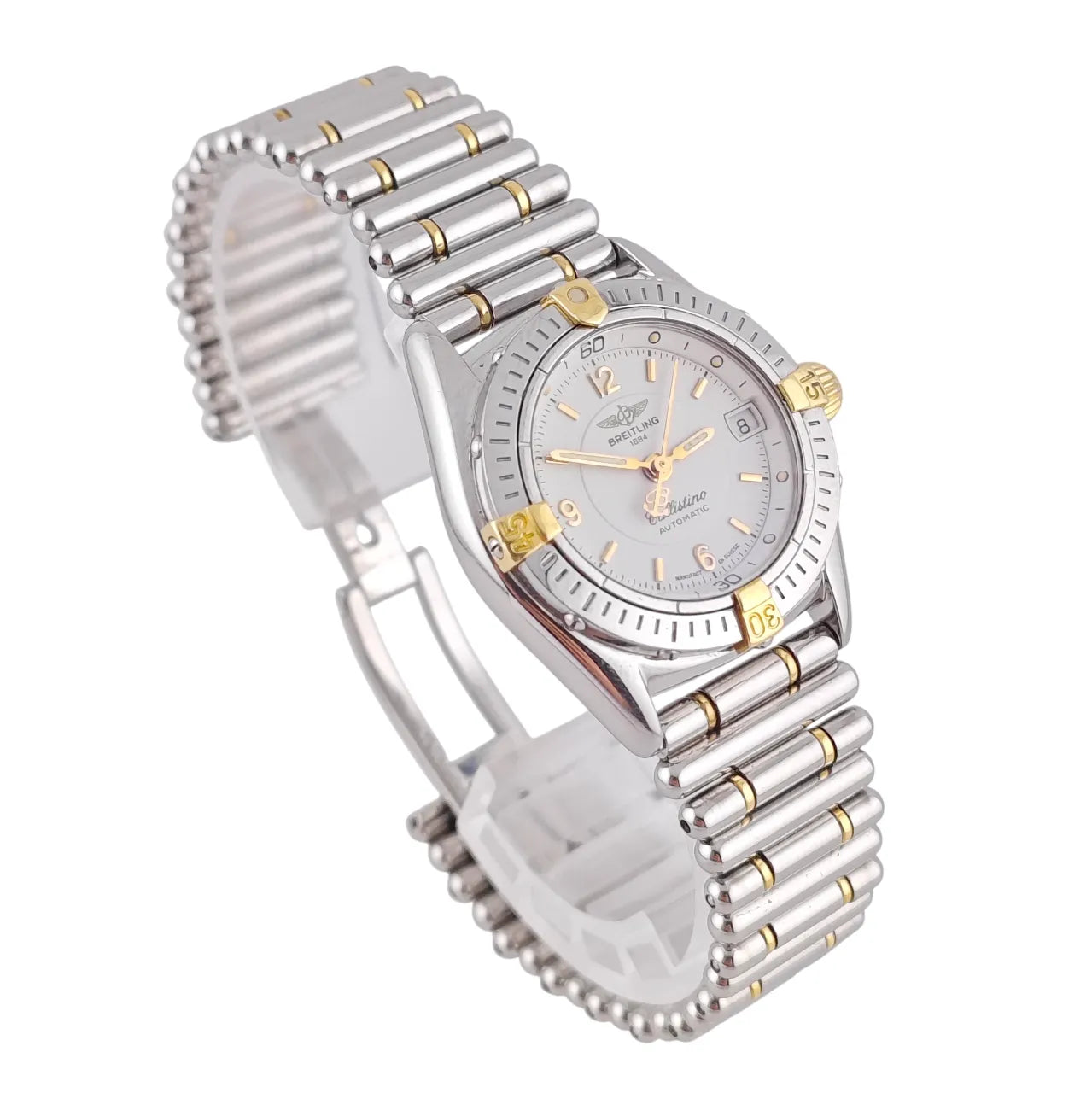 Callistino 30mm Automatic Stahl / Gold Rouleaux-Band 1990 - B31043