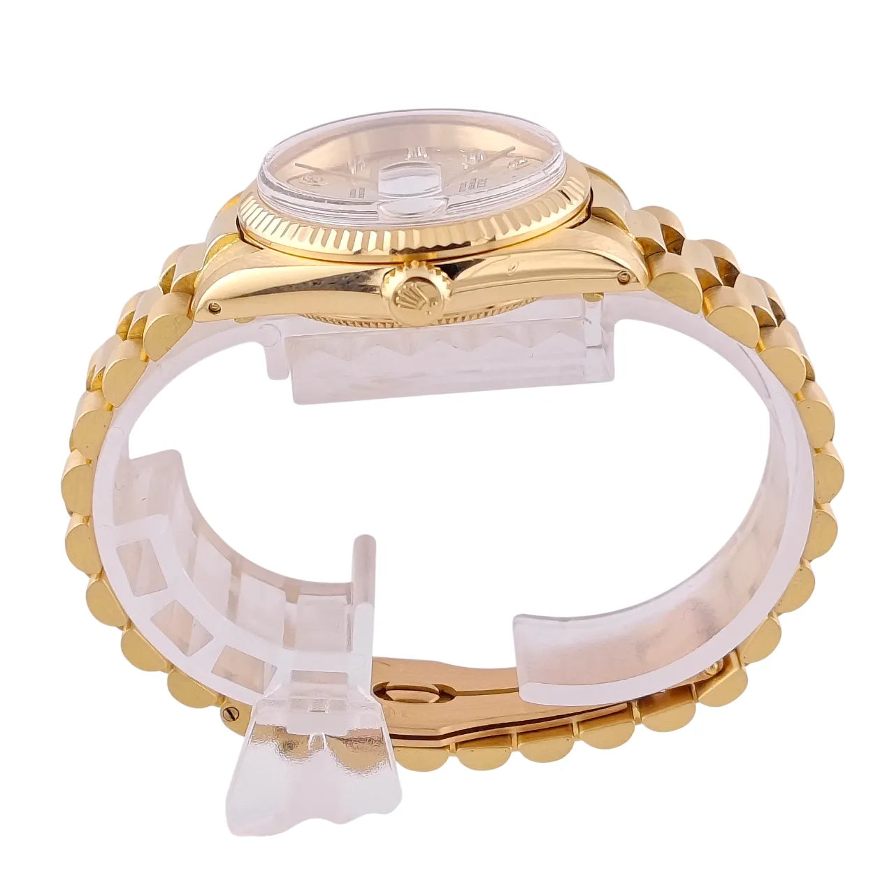 Datejust 31 President Band Gold Silver Diamond Dial - 6827