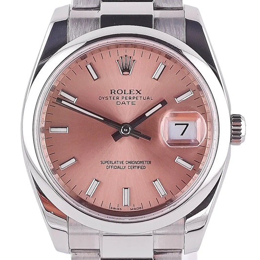 Oyster Perpetual Date 34 Pink Dial 2013 - 115200
