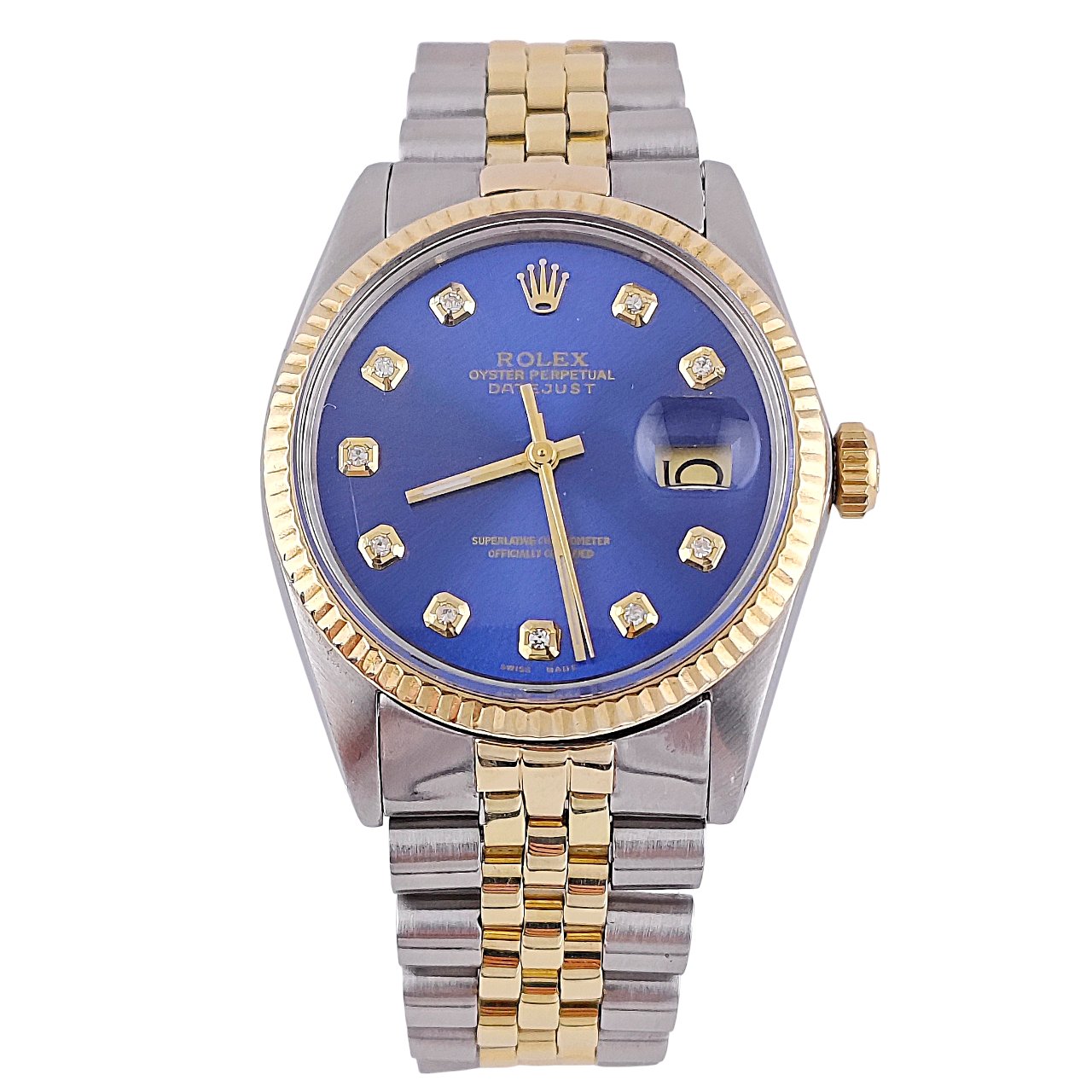 Datejust 36mm Jubilee Blau / Gold Diamant 1981 - 16013