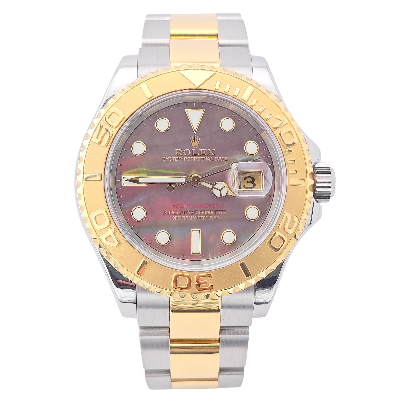 Yacht-Master 40mm Stahl Gold Tahitian Perlmutt - 16623