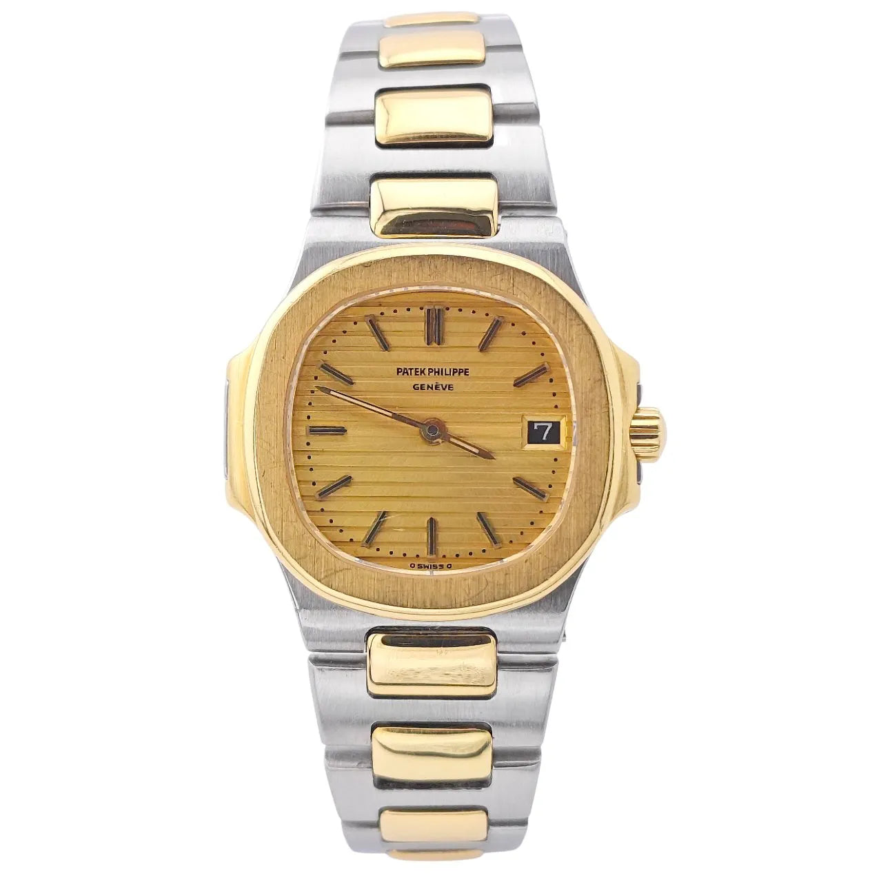 Lady Nautilus 27mm Champagner Stahl Gold - 4700