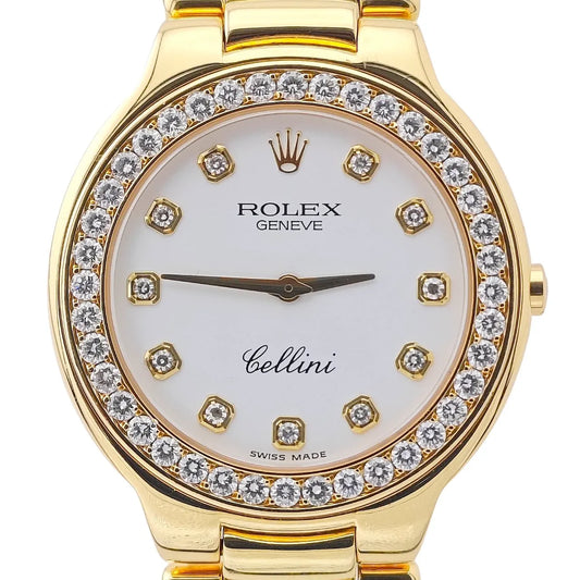 Cellini Gold 36 Factory Dial & Diamond Bezel 1998 - 6663/8