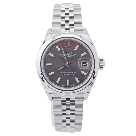 Lady Datejust 28mm Rhodium Grau Jubilee 2021 - 279160