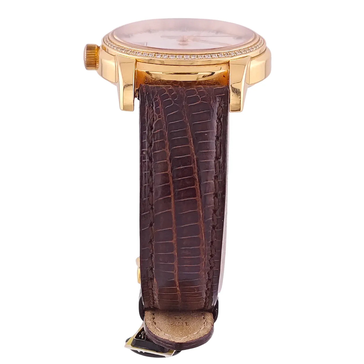 Saint Imier Collection 18k Gold Diamond Perlmutt Dial & Bezel - L2.563.9