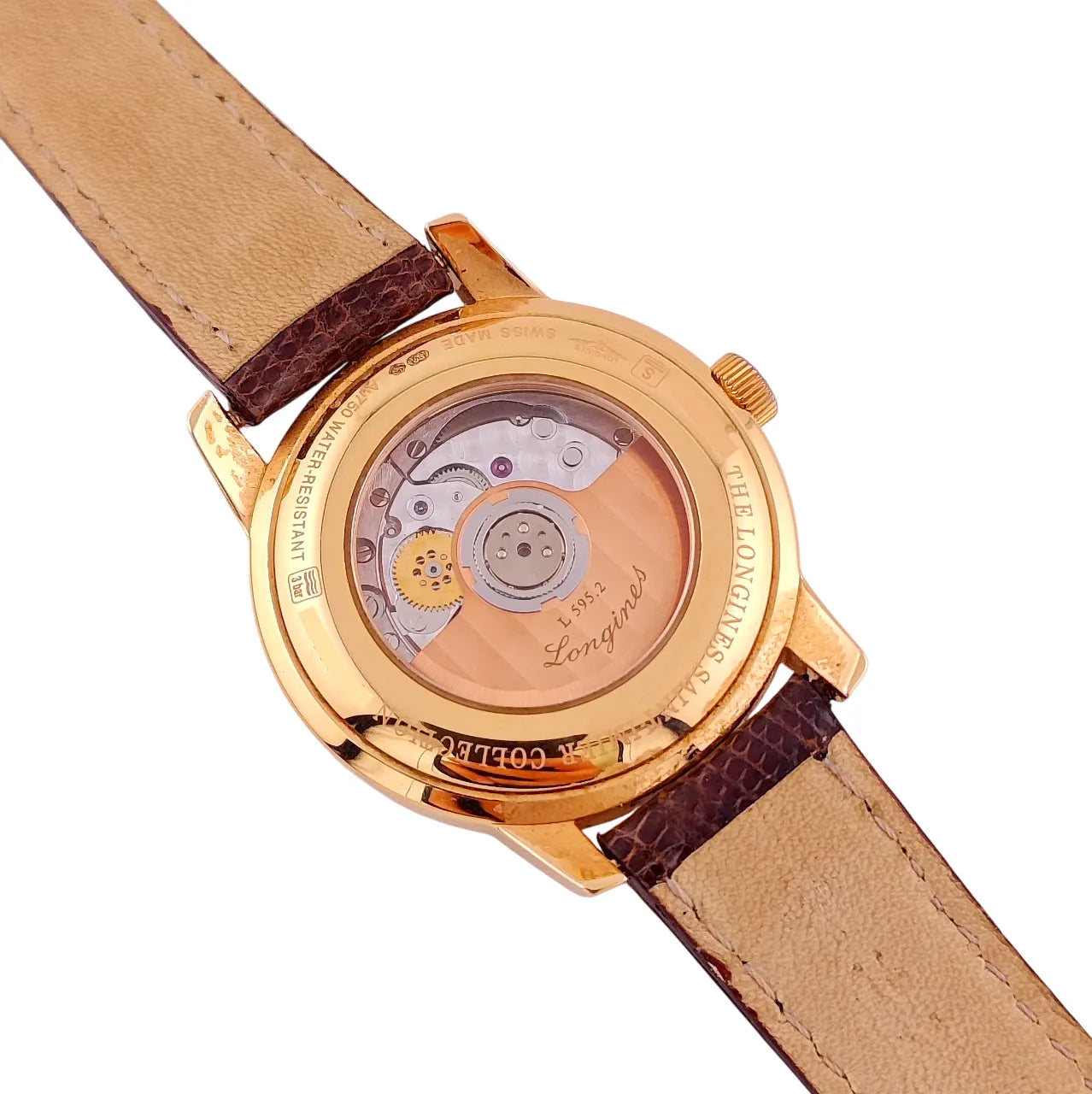 Saint Imier Collection 18k Gold Diamond Perlmutt Dial & Bezel - L2.563.9