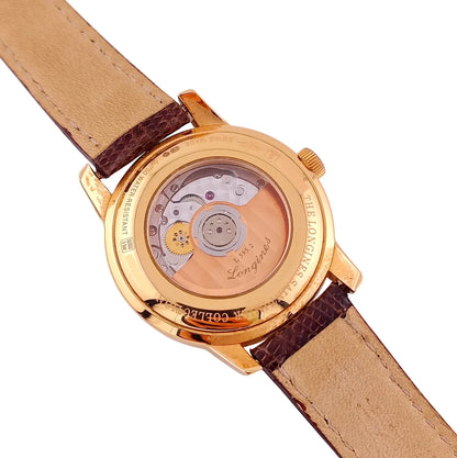 Saint Imier Collection 18k Gold Diamond Perlmutt Dial & Bezel - L2.563.9