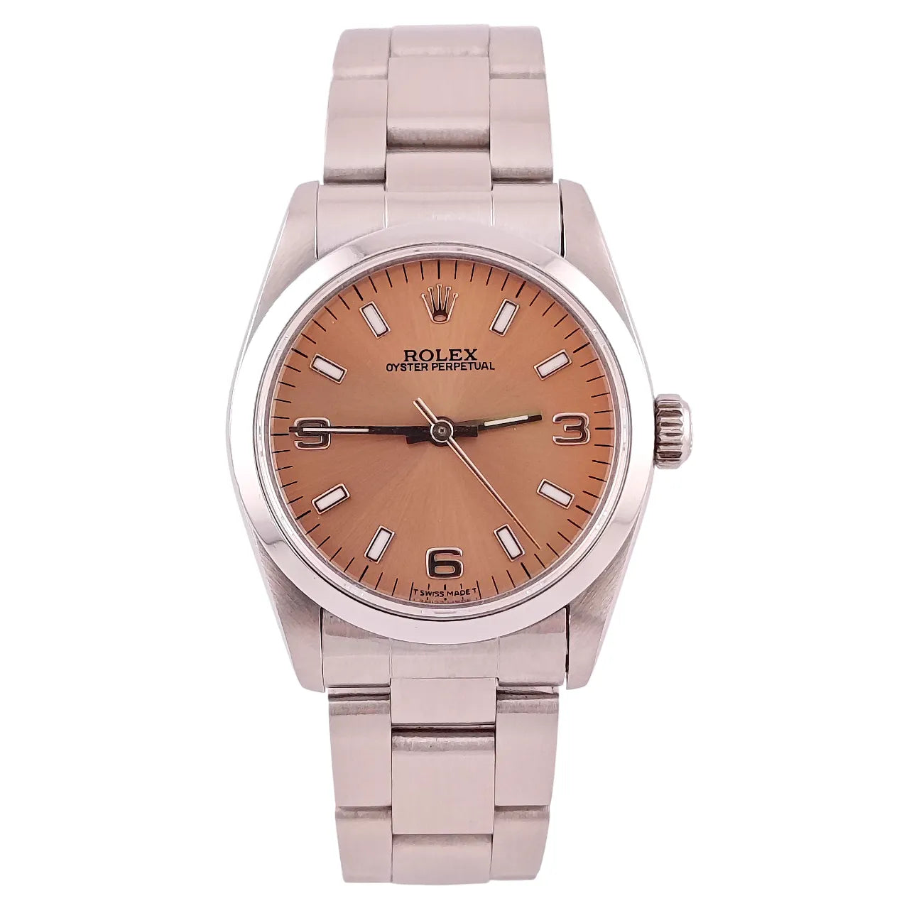 Oyster Perpetual 31 Stahl Brown Salmon Arabic Dial 1998 - 67480