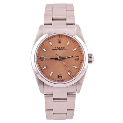 Oyster Perpetual 31 Stahl Brown Salmon Arabic Dial 1998 - 67480