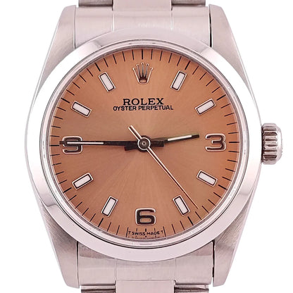 Oyster Perpetual 31 Stahl Brown Salmon Arabic Dial 1998 - 67480