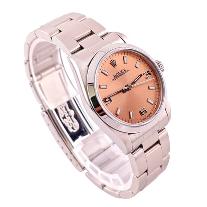 Oyster Perpetual 31 Stahl Brown Salmon Arabic Dial 1998 - 67480