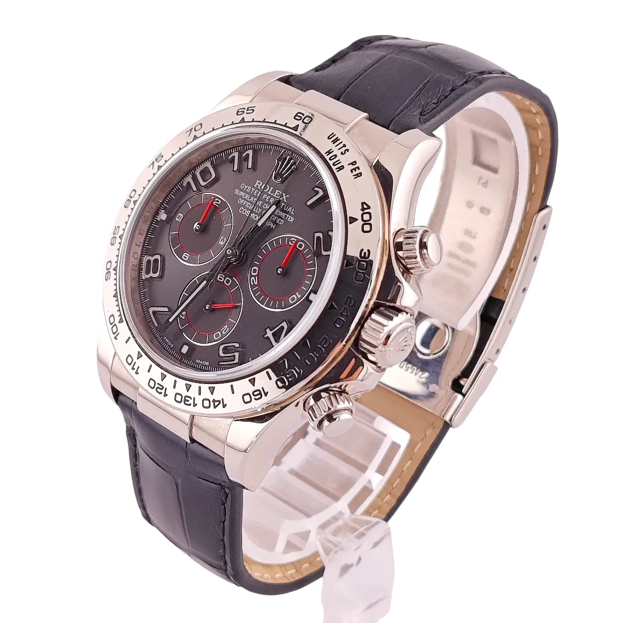 Daytona Grey Racing Dial Weissgold Leder 2007 - 116519