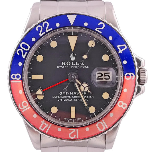 GMT Master Vintage Pepsi Mark 2 Dial 1971 - 1675