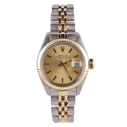 Lady-Datejust 26 Stahl/Gold Champagner Zifferblatt 1979 – 6917