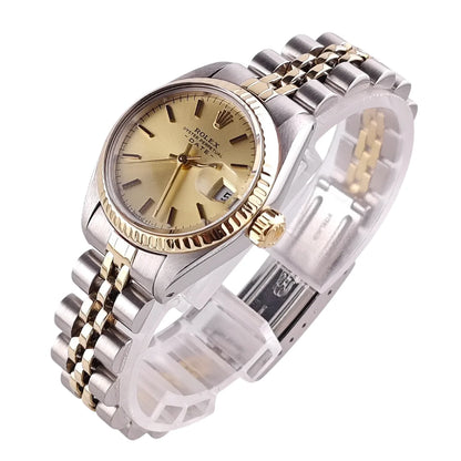 Lady-Datejust 26 Stahl/Gold Champagner Zifferblatt 1979 – 6917