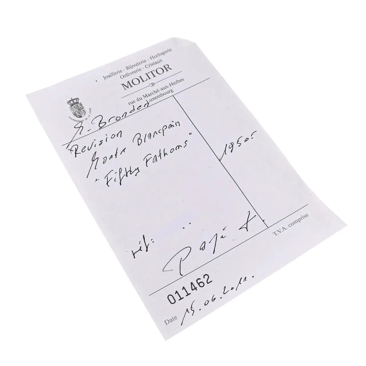 Fifty Fathoms 45mm 5015-1130-52A Textilband