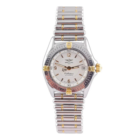 Callistino 30mm Automatic Stahl / Gold Rouleaux-Band 1990 - B31043