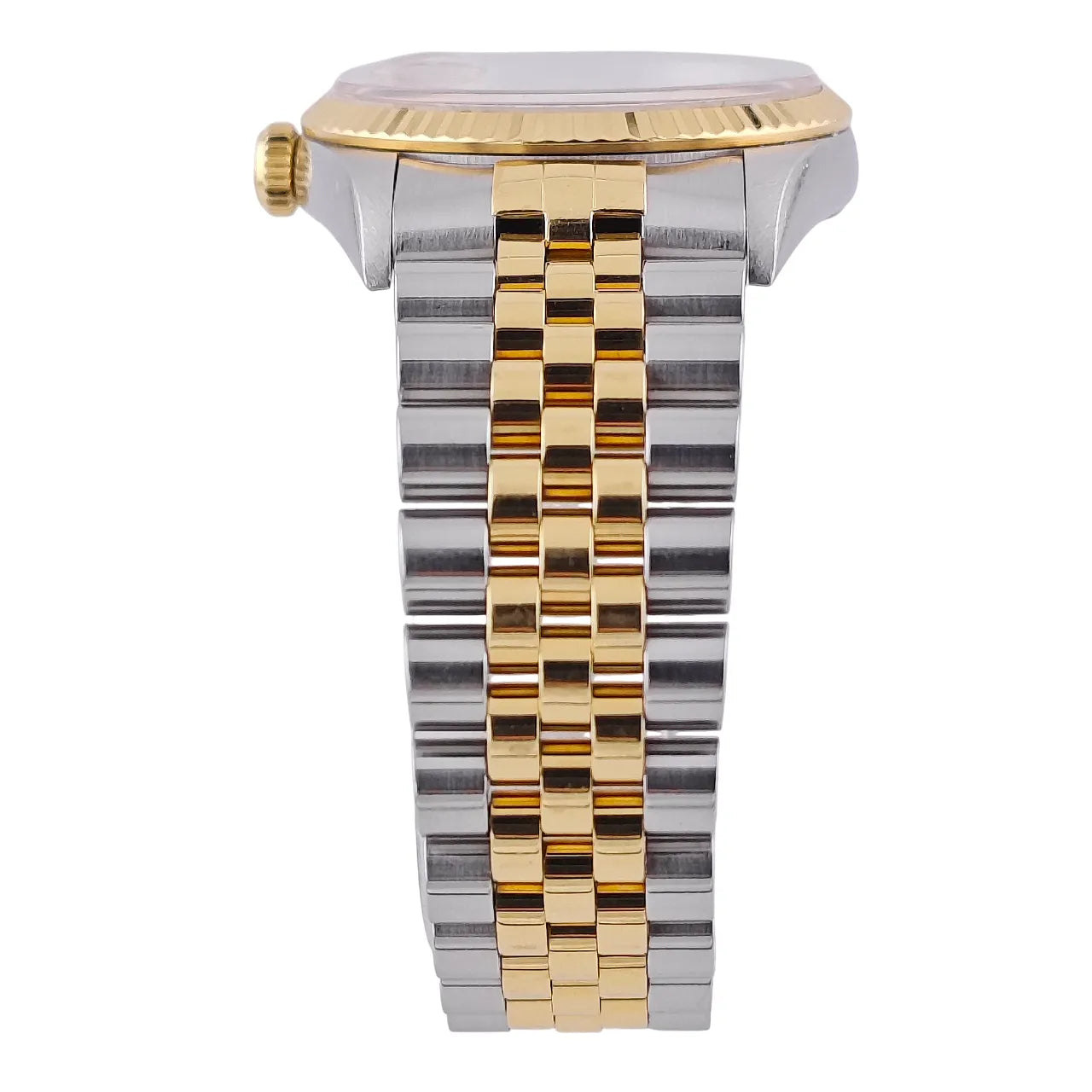 Datejust 36 Stahl Gold White Romain Dial Jubilee 1998 - 16233 LC100