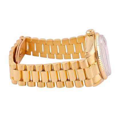 Datejust 31 President Band Gold Silver Diamond Dial - 6827