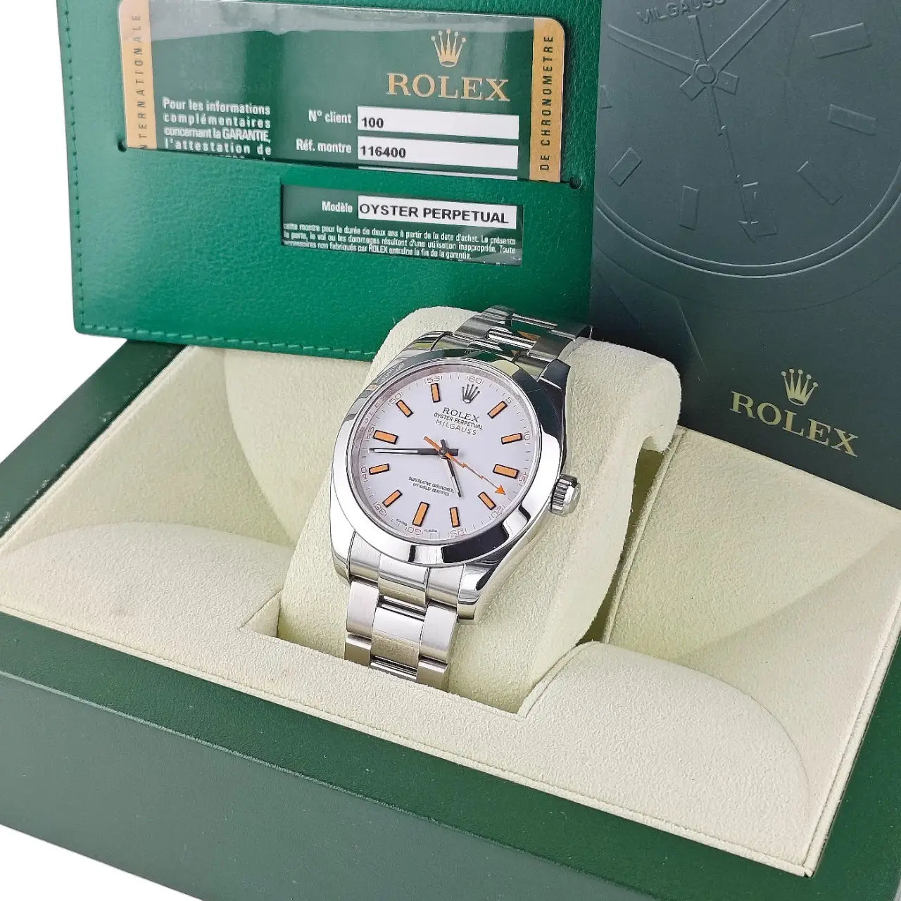 Milgauss 40mm White Dial 2009 - 116400
