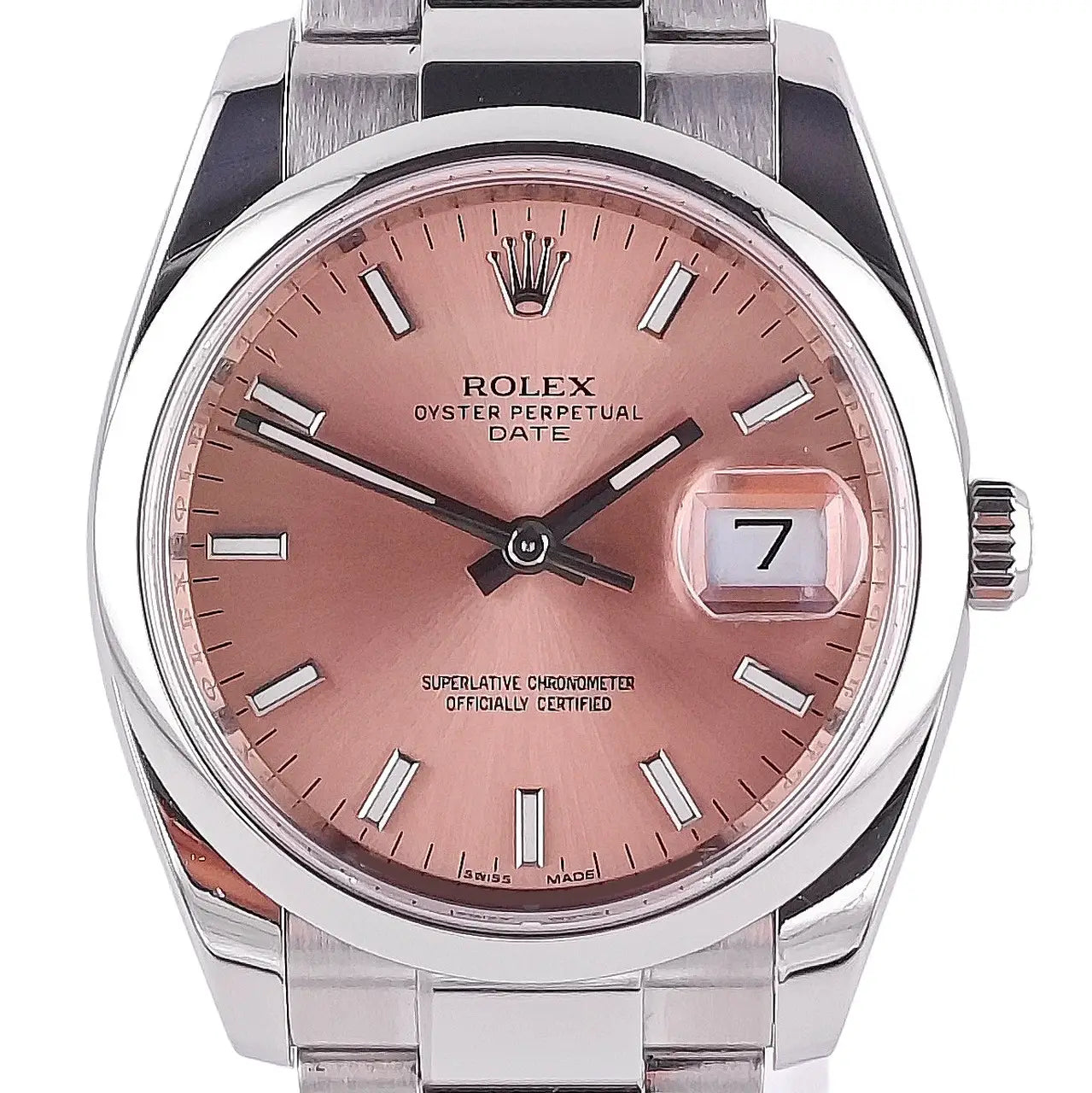 Oyster Perpetual Date 34 Pink Dial 2013 - 115200