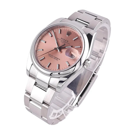 Oyster Perpetual Date 34 Pink Dial 2013 - 115200