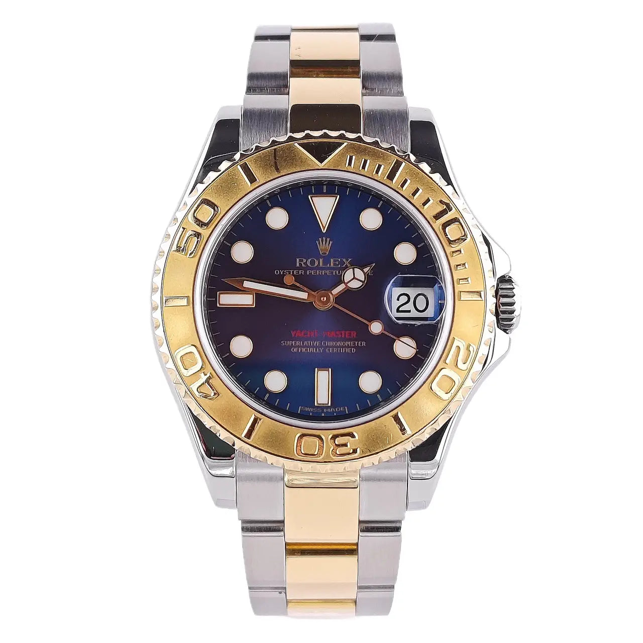 Yacht-Master 35 Blue Dial Stahl/Gelbgold 2015 - 168623