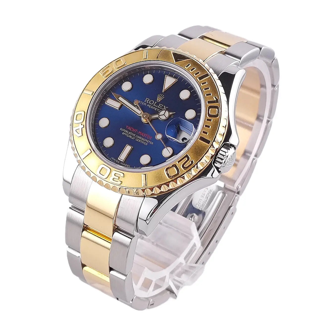 Yacht-Master 35 Blue Dial Stahl/Gelbgold 2015 - 168623