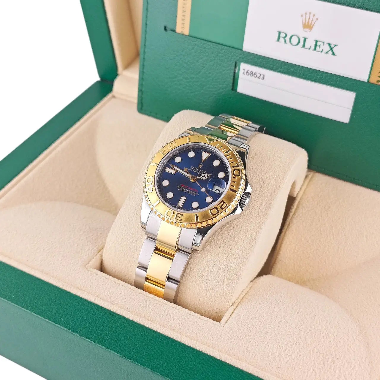 Yacht-Master 35 Blue Dial Stahl/Gelbgold 2015 - 168623