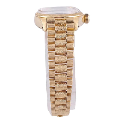 Lady-Datejust 26 Blue Diamond Dial / Gold President Band 1977 - 6904