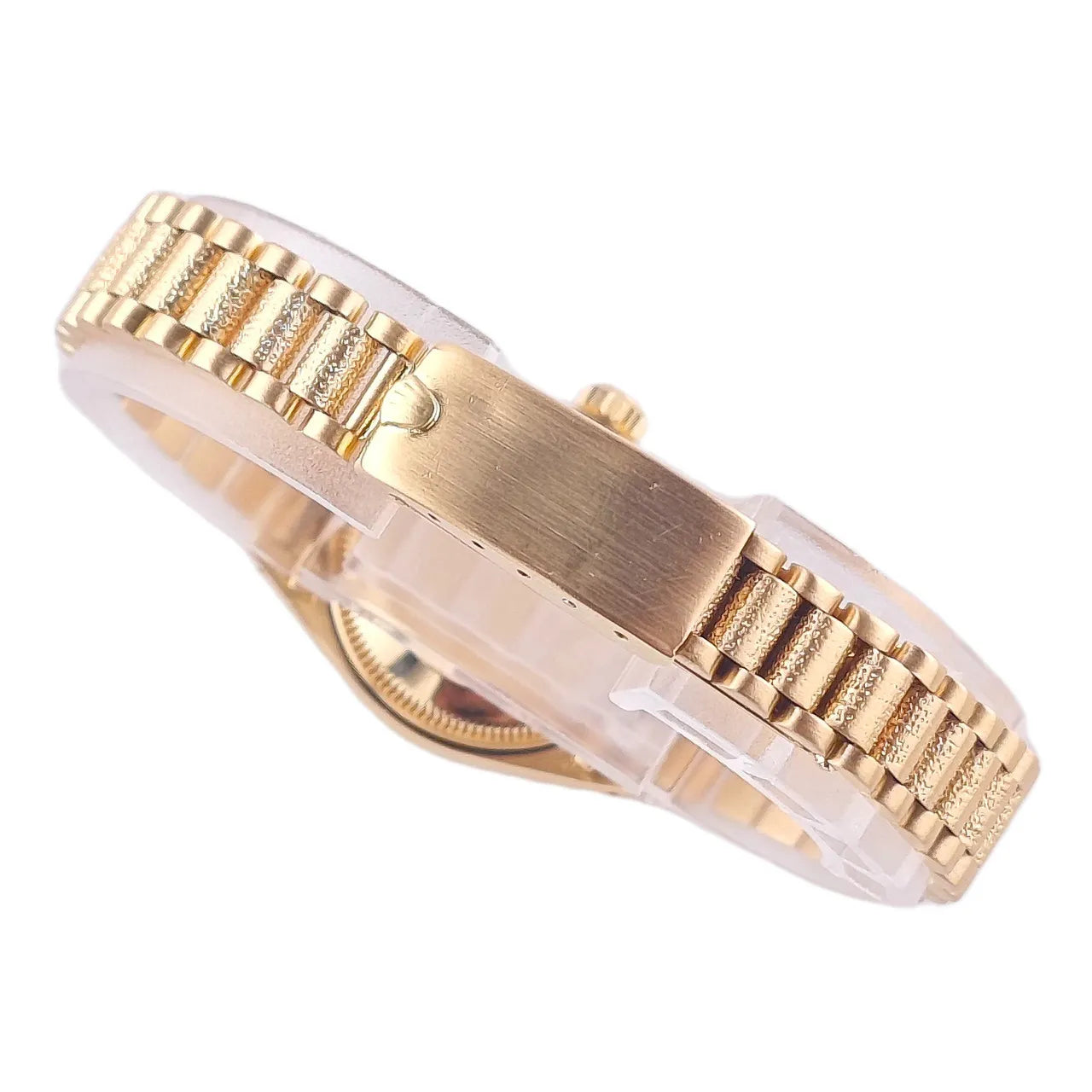 Lady-Datejust 26 Blue Diamond Dial / Gold President Band 1977 - 6904