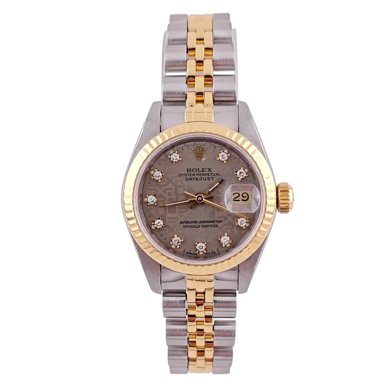 Lady-Datejust 26 Stahl/Gold Champagne Computer Dial 1986 – Ref. 69173