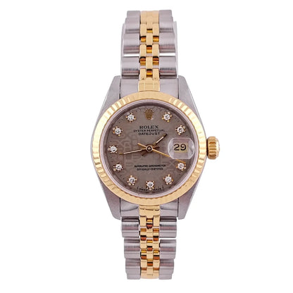 Lady-Datejust 26 Stahl/Gold Champagne Computer Dial 1986 – Ref. 69173