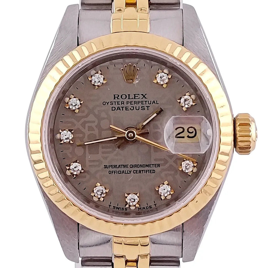 Lady-Datejust 26 Stahl/Gold Champagne Computer Dial 1986 – Ref. 69173