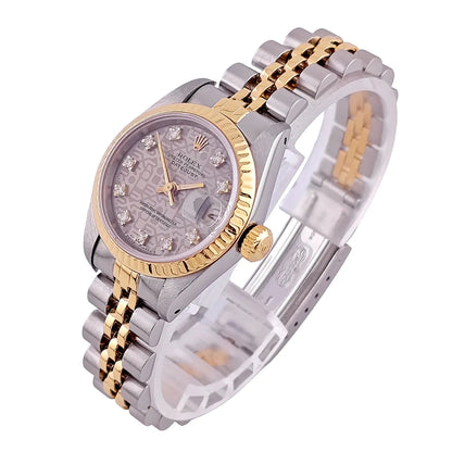 Lady-Datejust 26 Stahl/Gold Champagne Computer Dial 1986 – Ref. 69173