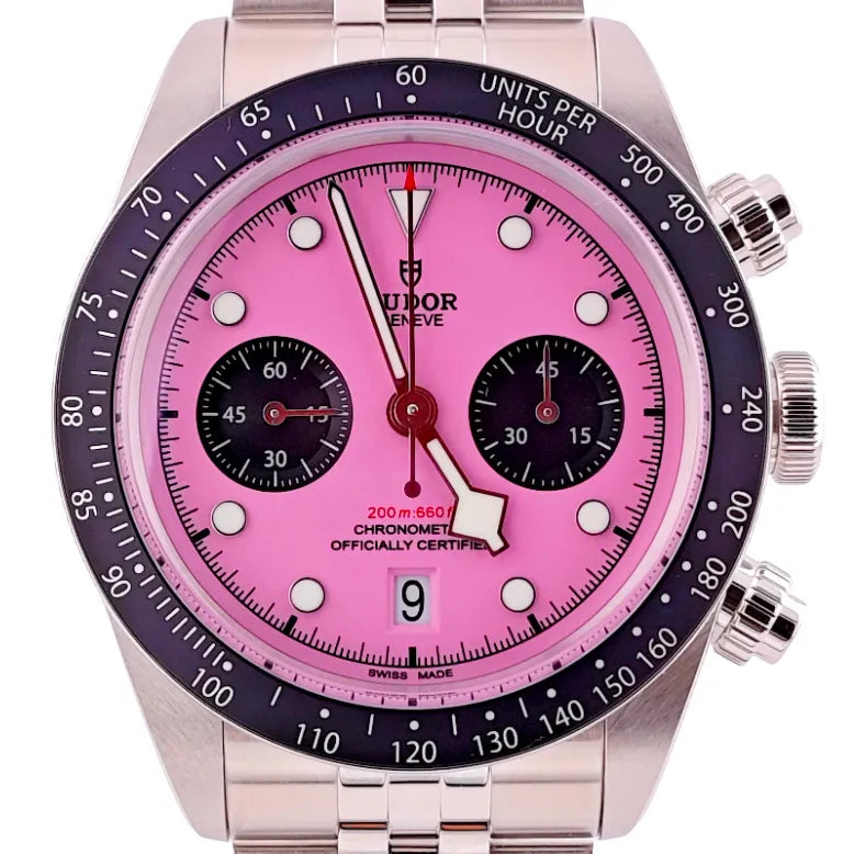 Black Bay Chrono Rose Inter-Miami Pink 09/2025 - 79360N-0019 Ungetragen